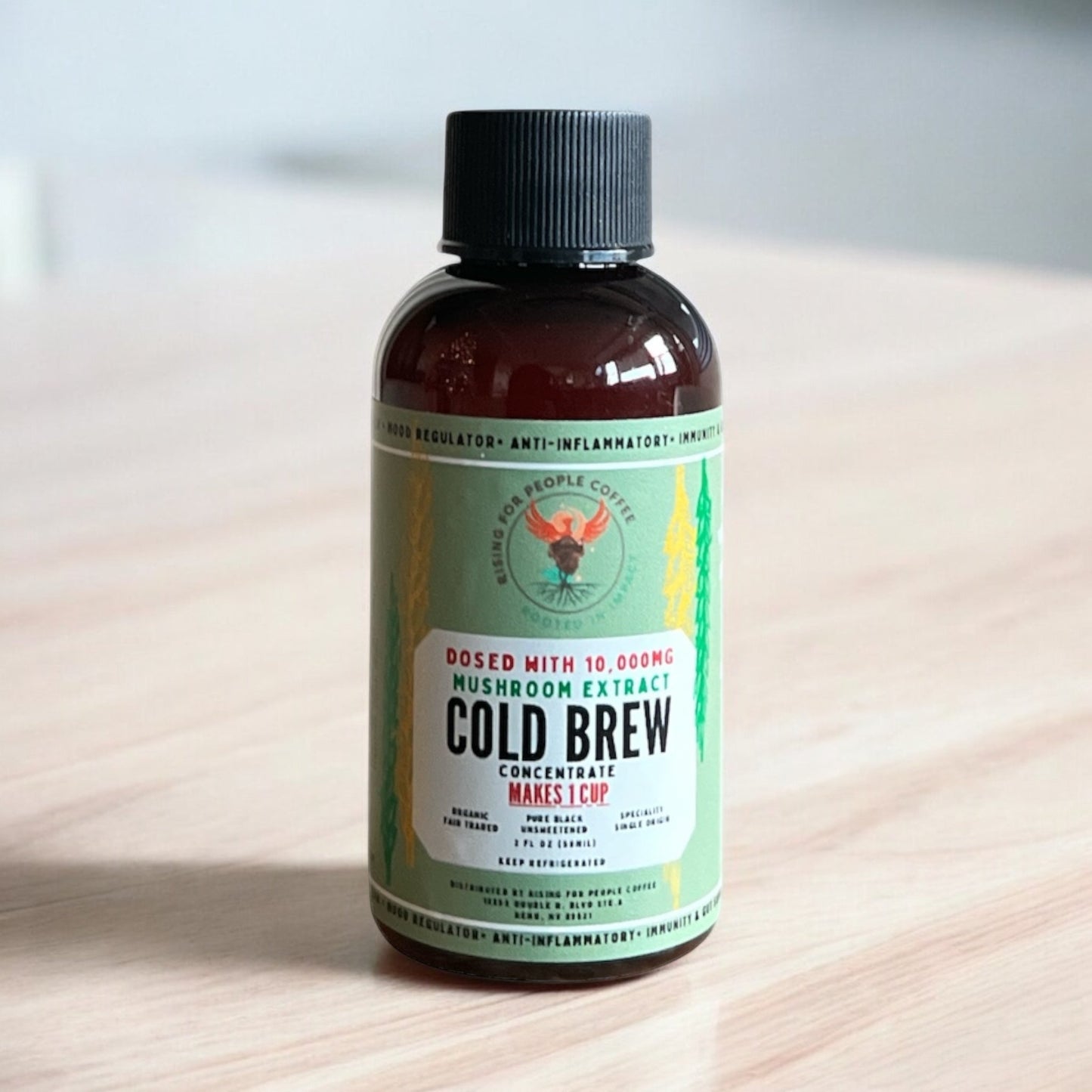 2oz Travel Mushroom Cold Brew Concentrate