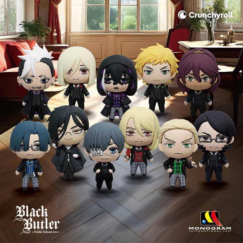 Black Butler 3D Foam Bag Clip Bling Bag Super Anime Store