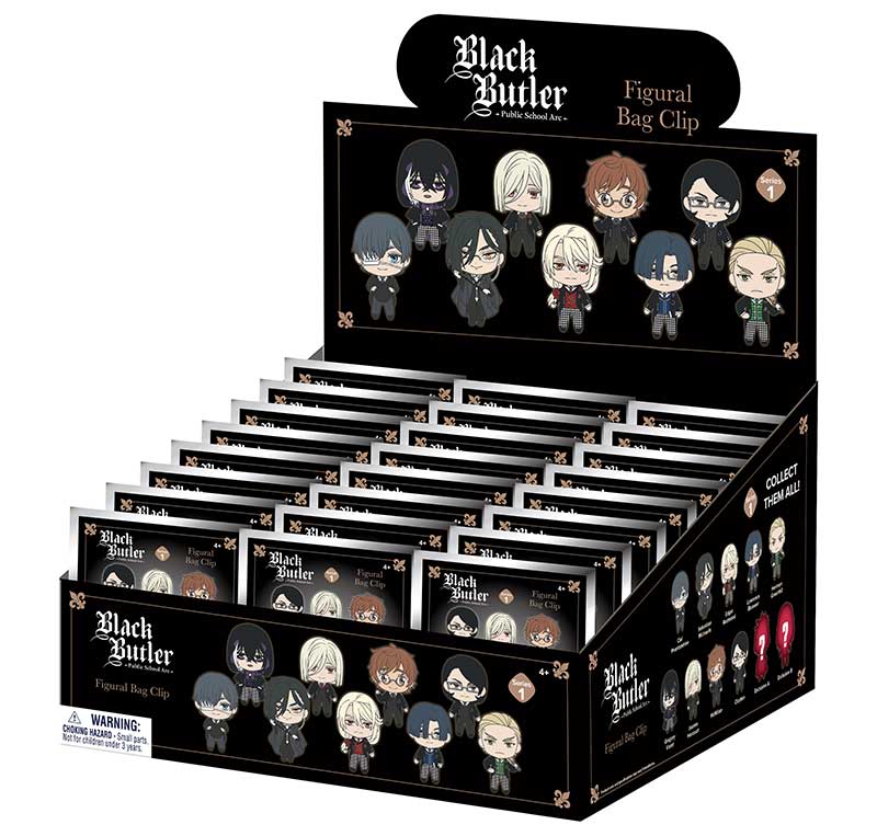 Black Butler 3D Foam Bag Clip Bling Bag Super Anime Store
