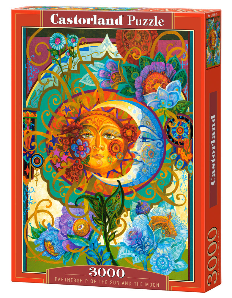 3000 Piece Jigsaw Puzzle, Partnership of the Sun and the Moon, Art. Puzzle, Adult Puzzle, Castorland C-300679-2 Bridge Toys - Premium Jigsaw Puzzles