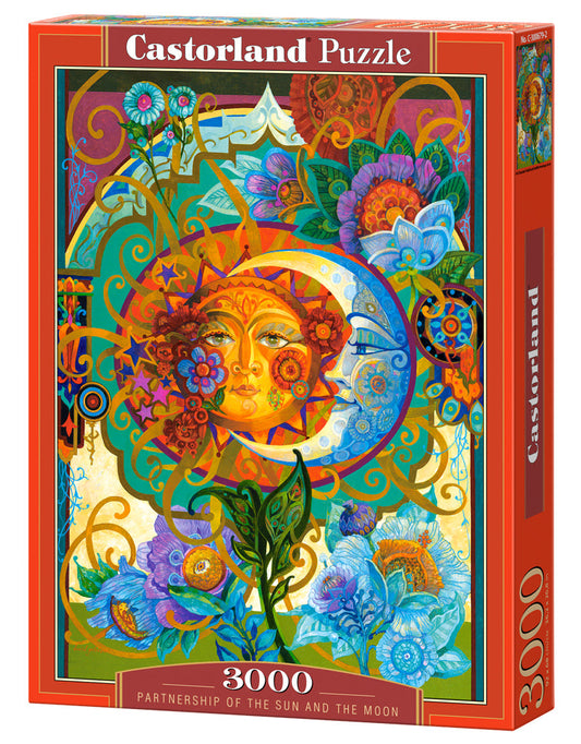 3000 Piece Jigsaw Puzzle, Partnership of the Sun and the Moon, Art. Puzzle, Adult Puzzle, Castorland C-300679-2 Bridge Toys - Premium Jigsaw Puzzles