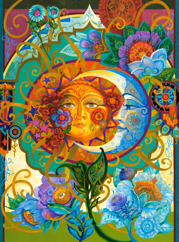 3000 Piece Jigsaw Puzzle, Partnership of the Sun and the Moon, Art. Puzzle, Adult Puzzle, Castorland C-300679-2 Bridge Toys - Premium Jigsaw Puzzles