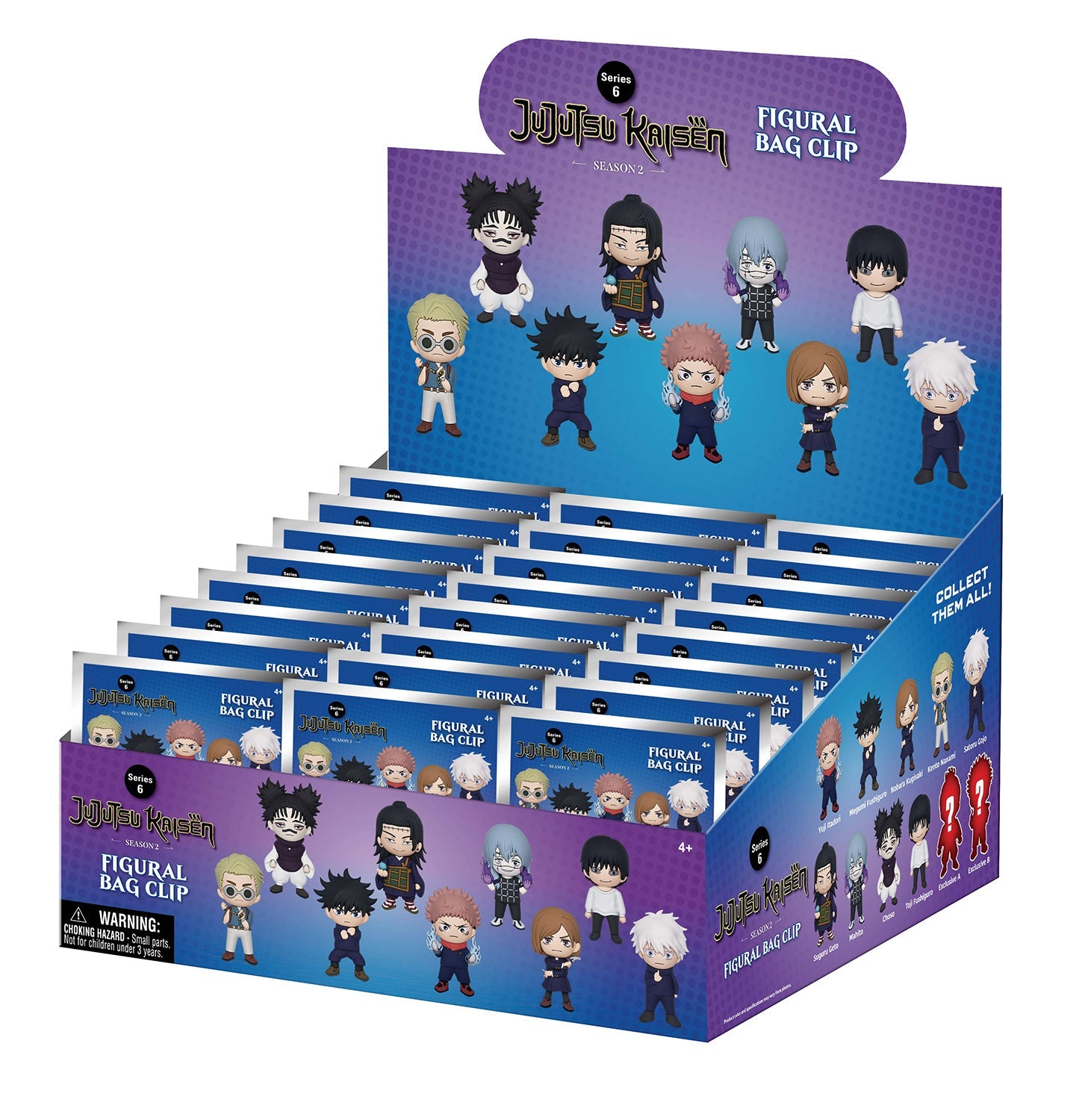 Jujutsu Kaisen 3D Foam Bag Clip Series 6 - Blind Bag Collectible Super Anime Store
