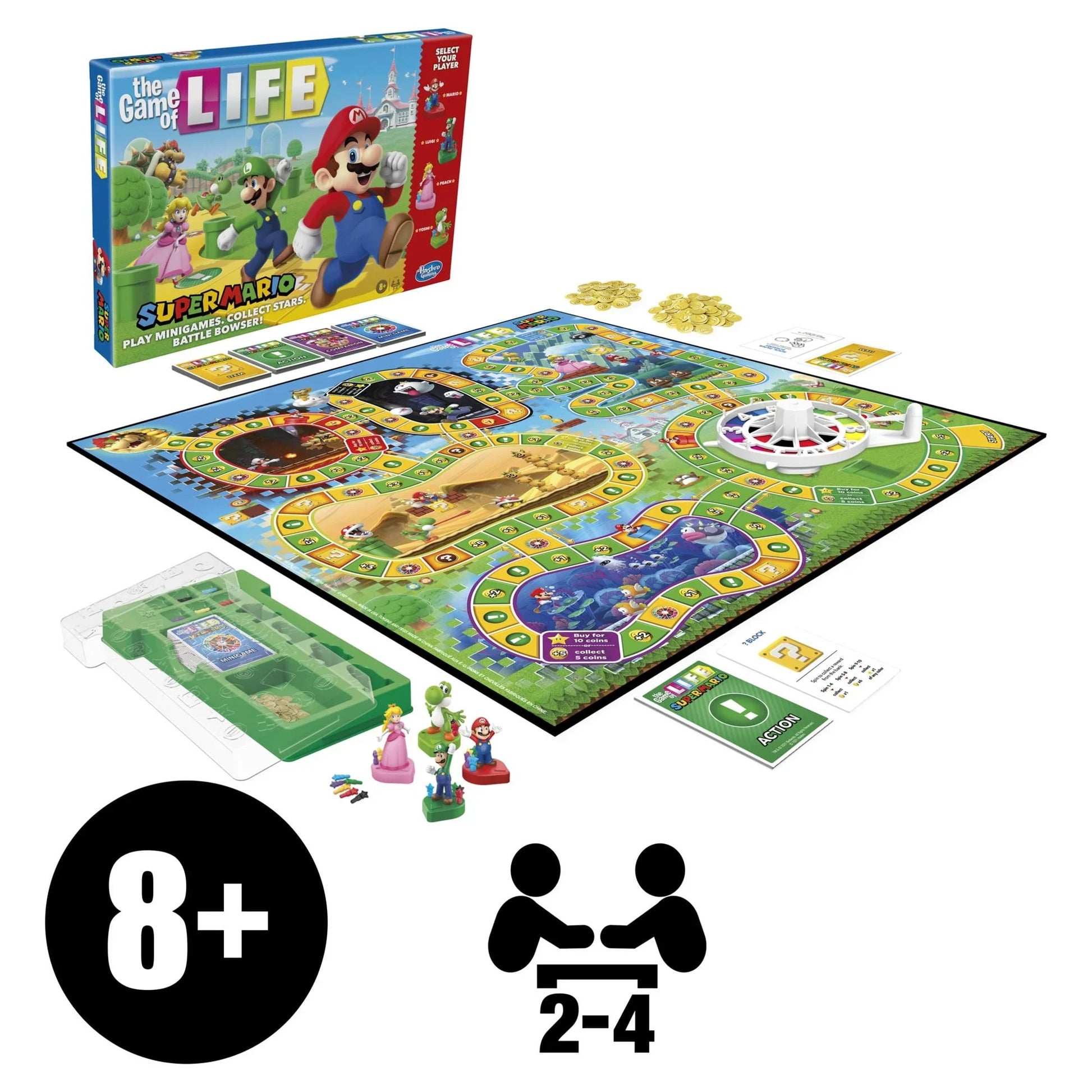 The Game of Life: Super Mario Edition Board Game Collectors Row