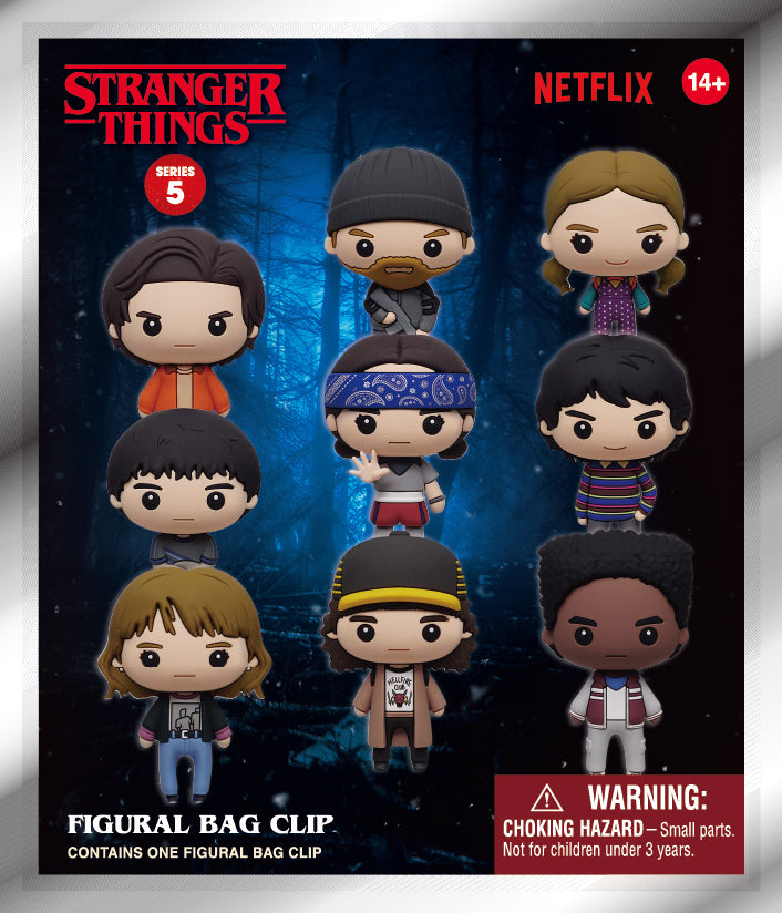 Stranger Things 3D Foam Bag Clip, Series 5 Super Anime Store