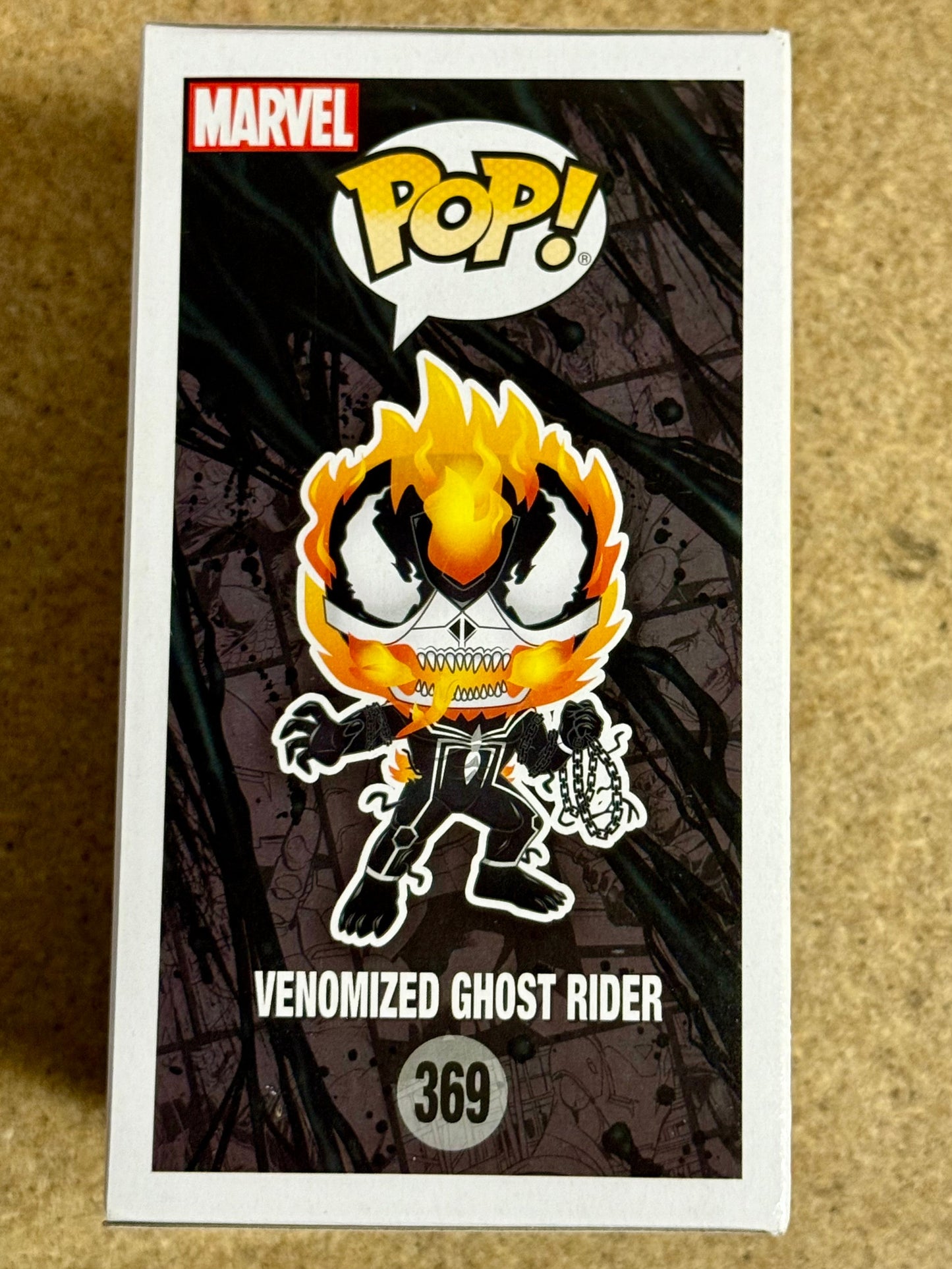 Funko Pop! Marvel Venomized Ghost Rider #369 Venom Walmart 2018 Exclusive Mustang Comics