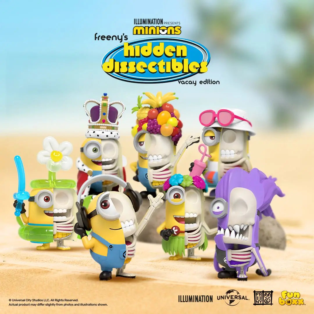 Freeny's Hidden Dissectibles Minions Series 01 - Vacay Edition Blind Box (1 Blind Box) Super Anime Store