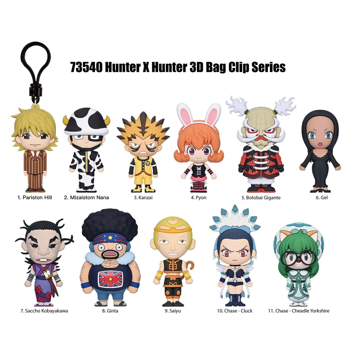 Hunter x Hunter Series 6 3D Foam Blind Bag Clip by Monogram Super Anime Store
