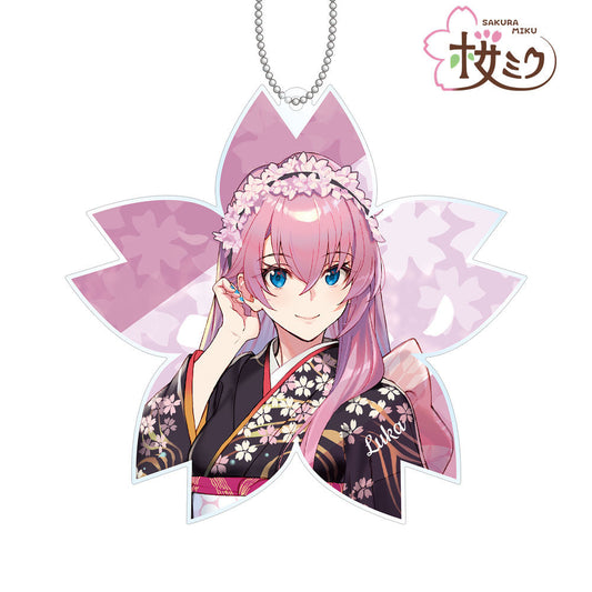 VOCALOID SAKURA LUKA SHIRABI BIG ACRYLIC KEYCHAIN Anime Pop