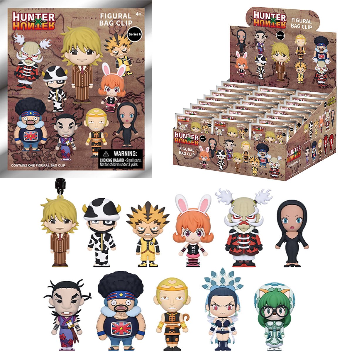 Hunter x Hunter Series 6 3D Foam Blind Bag Clip by Monogram Super Anime Store
