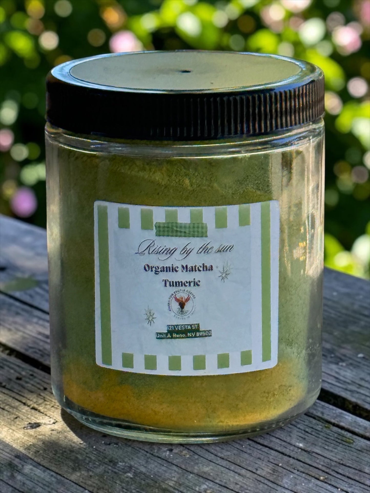 6oz Rising by The Sun Matcha - with Premium Organic Turmeric