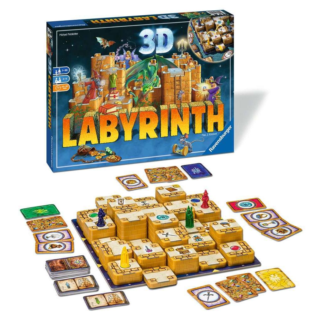 3D Labyrinth - Fantasy Boardgame - Ravensburger