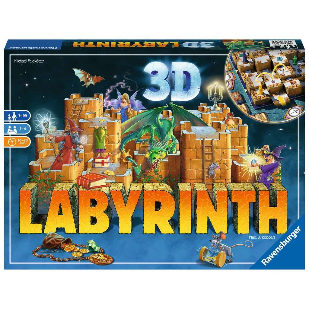 3D Labyrinth - Fantasy Boardgame - Ravensburger Puzzle Merchant