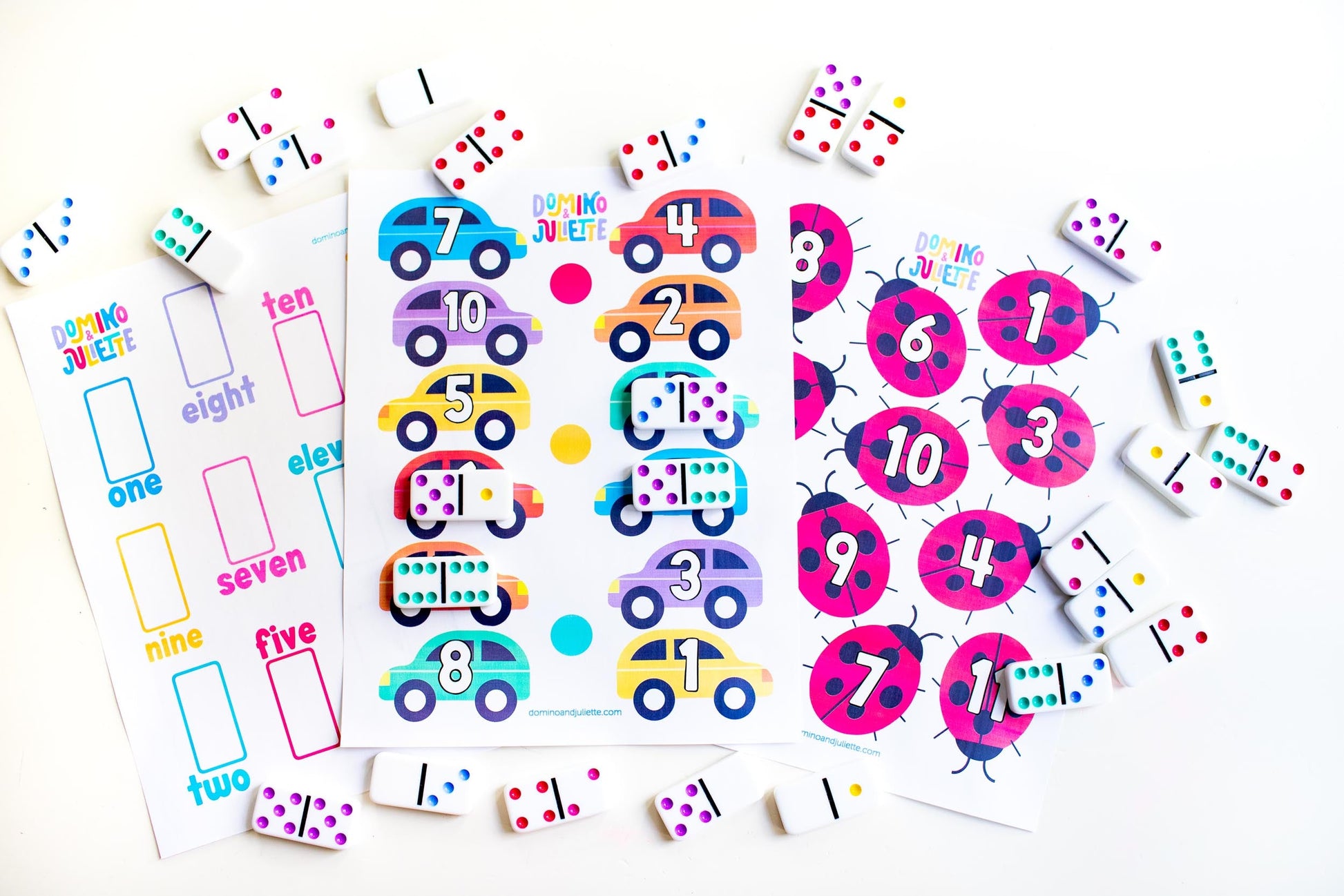 Domino & Juliette: Educational Dominoes for Kids - Number Learning