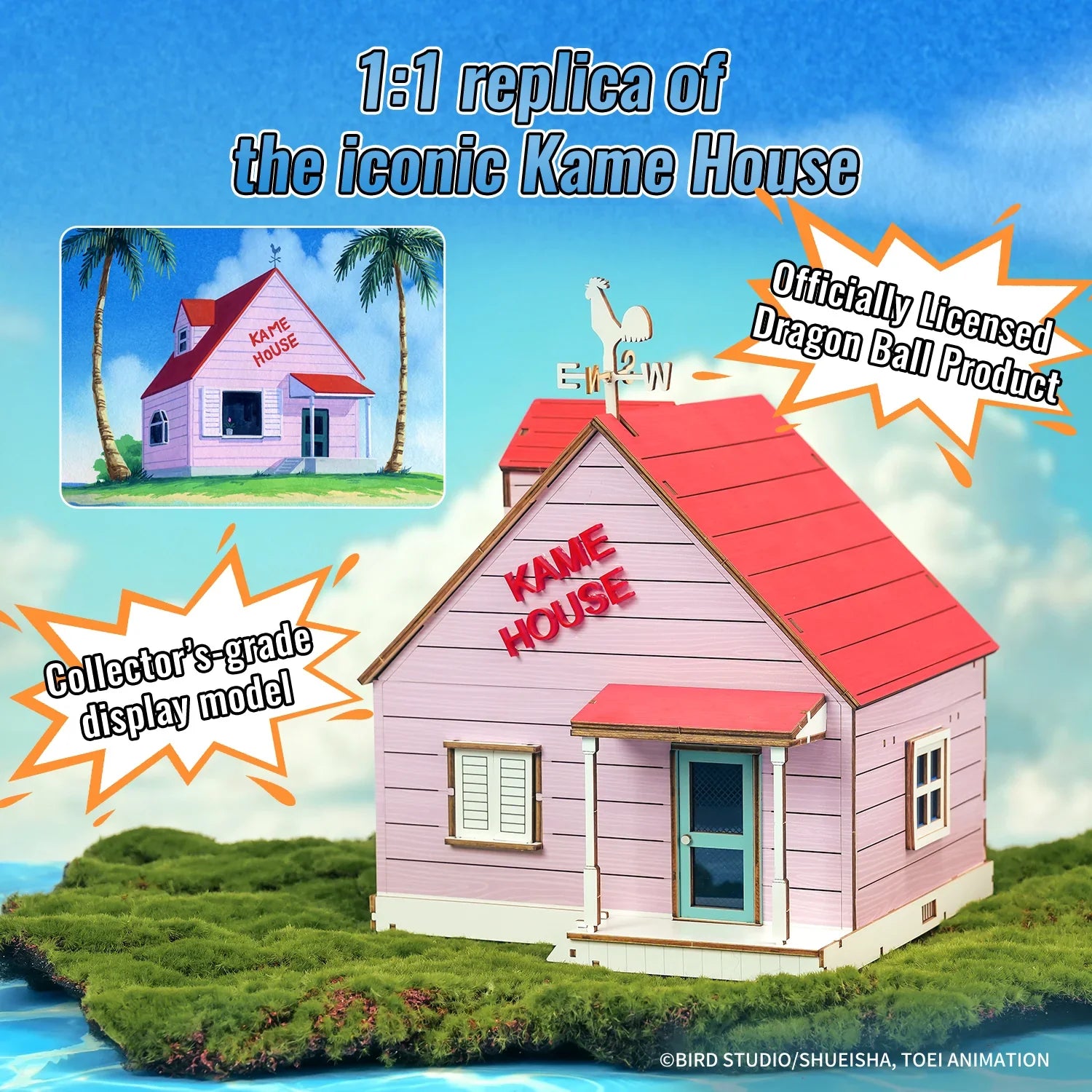 Puremind x Dragon Ball Kame House 3D Puzzle Model Kit - Official Collectible Super Anime Store