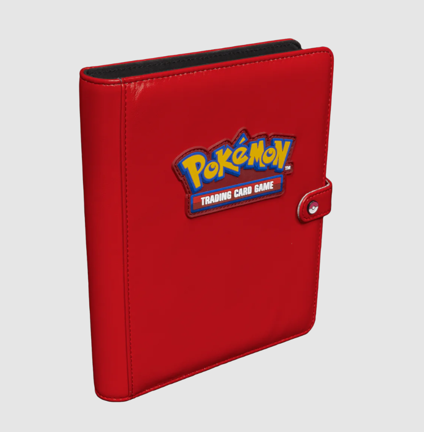 Ultra Pro Premium Red 4-Pocket Snap Binder for Pokémon Spoils and Loot