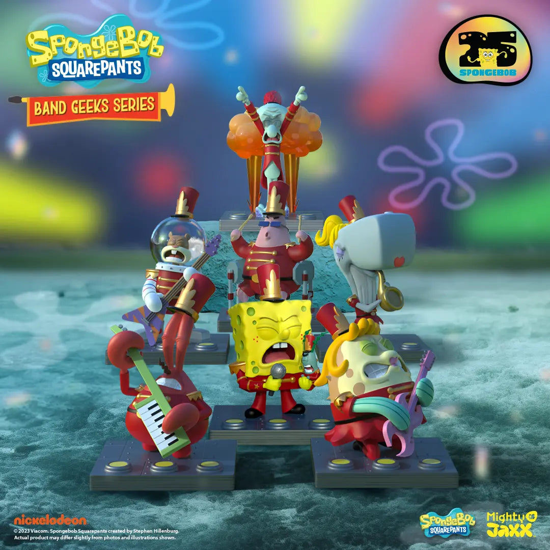 SpongeBob SquarePants: Band Geeks Series Blind Box (1 Blind Box) Super Anime Store