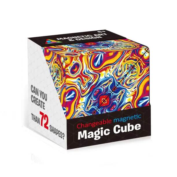 3D Changeable Magnetic Magic Puzzle Cube Flame DailySale