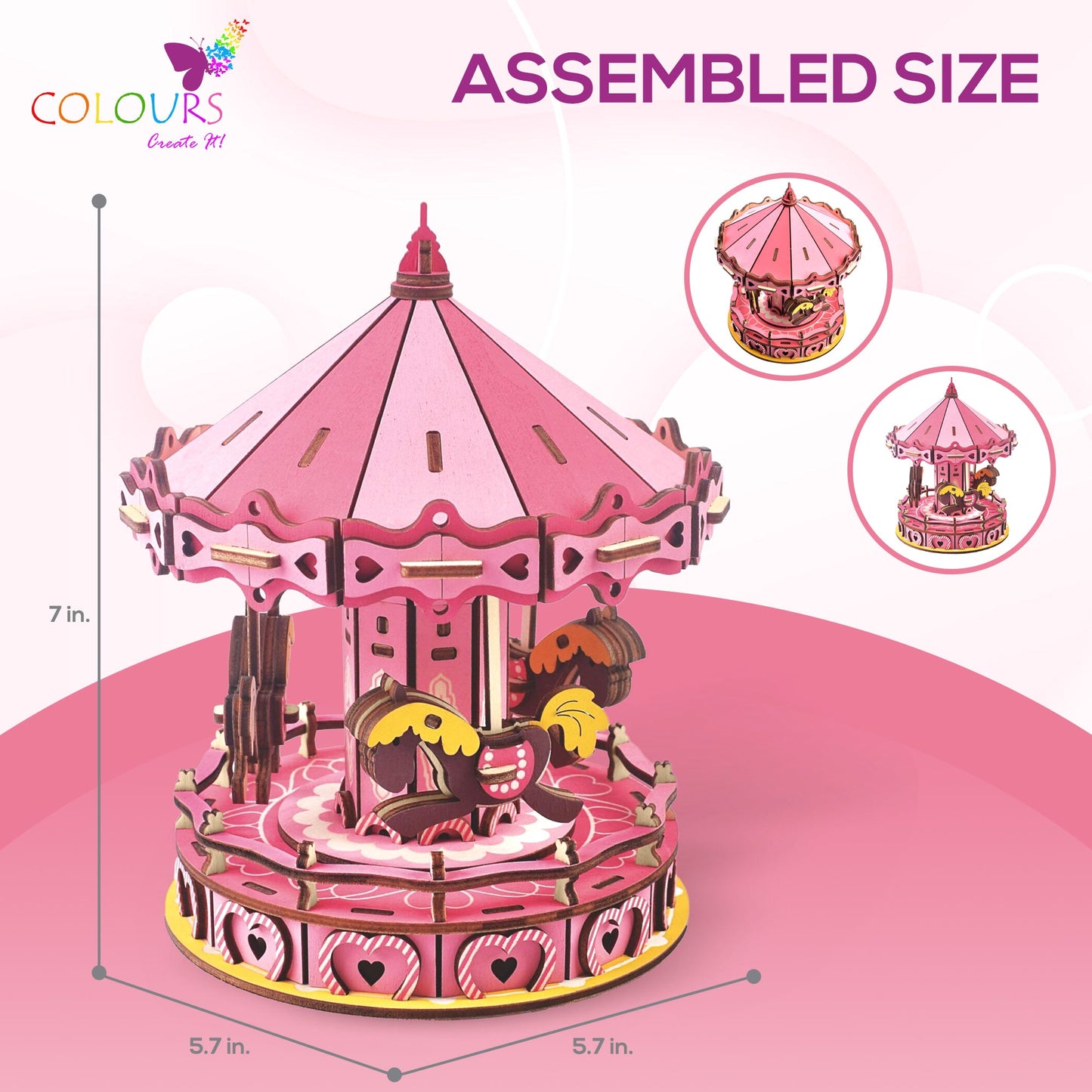 3d Carousel Puzzle