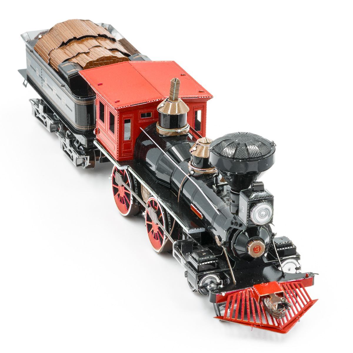 4-4-0 Locomotive Train Wild West 3D Steel Model Kit Metal Earth