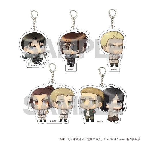 ATTACK ON TITAN CHIMI CHARA VOL 12 ACRYLIC TRADING KEYCHAIN Anime Pop
