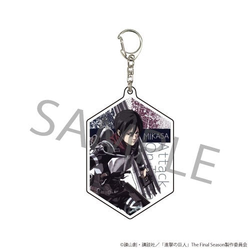 ATTACK ON TITAN MIKASA ACKERMAN FINAL SEASON ACRYLIC KEYCHAIN Anime Pop