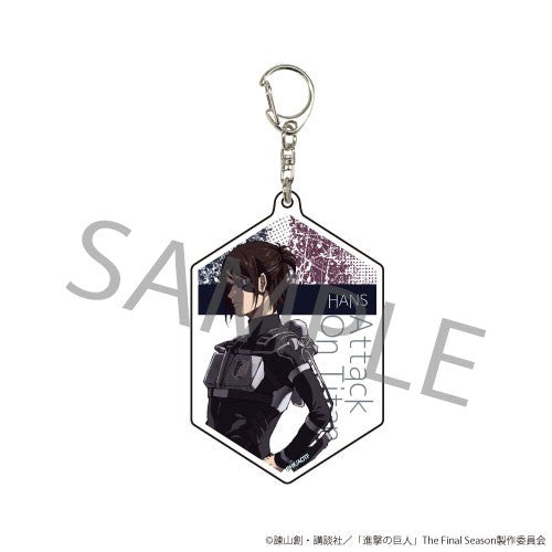 ATTACK ON TITAN HANGE ZOE FINAL SEASON ACRYLIC KEYCHAIN Anime Pop