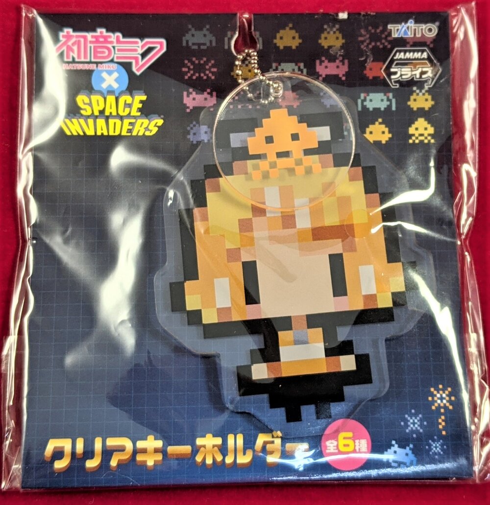 VOCALOID X SPACE INVADERS RIN ACRYLIC KEYCHAIN Anime Pop