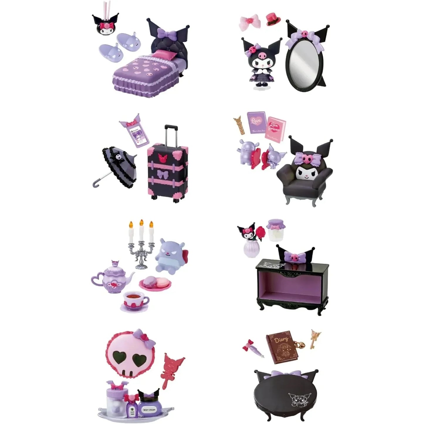 Sanrio Kuromi's Gothic Room Blind Box (1 Blind Box) Super Anime Store