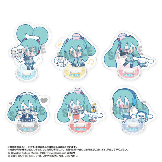 HATSUNE MIKU X CINNAMOROLL - MINI ACRYLIC STANDS TRADING BLIND BOX Anime Pop