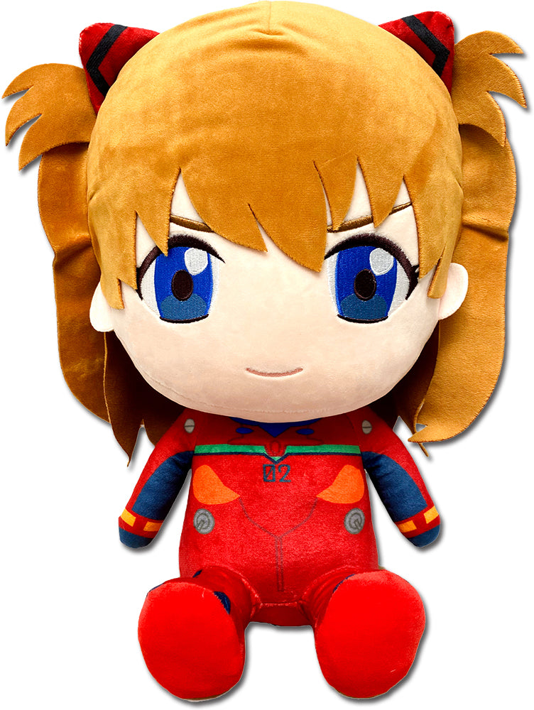EVANGELION NEW MOVIE - ASUKA PLUG SUIT SITTING PLUSH Super Anime Store