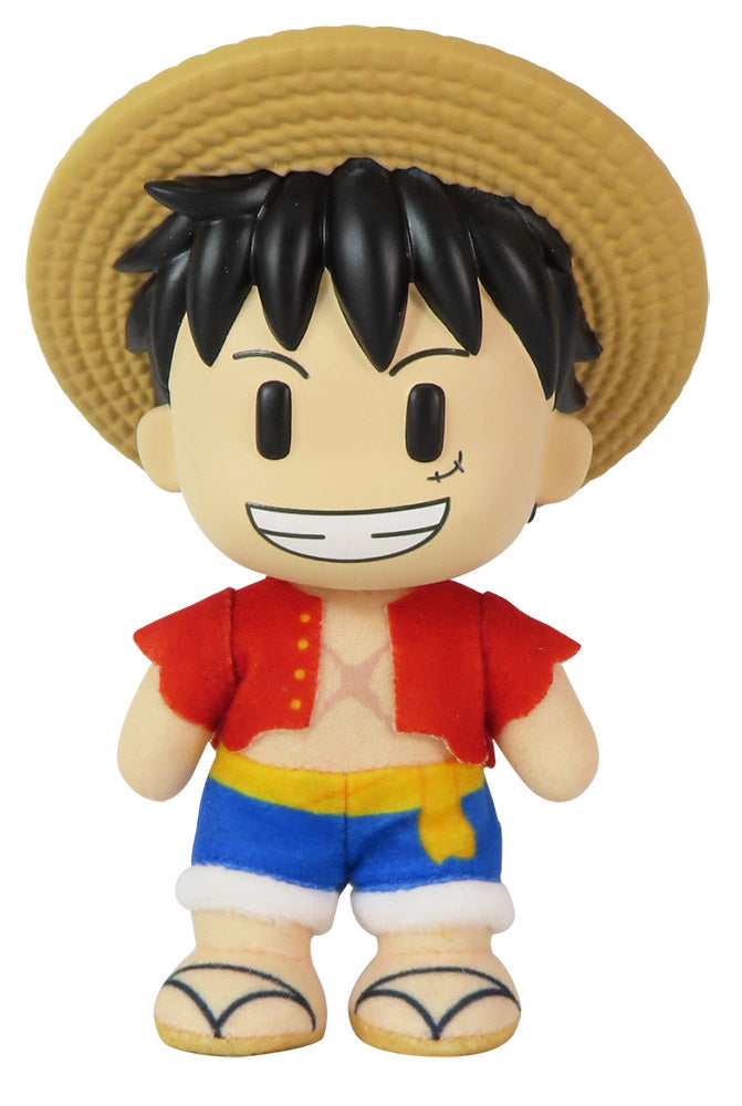 ONE PIECE - LUFFY AFTER 2 YEARS PLASTIC HEAD MOVEABLE VER PLUSH 4.5'' Super Anime Store