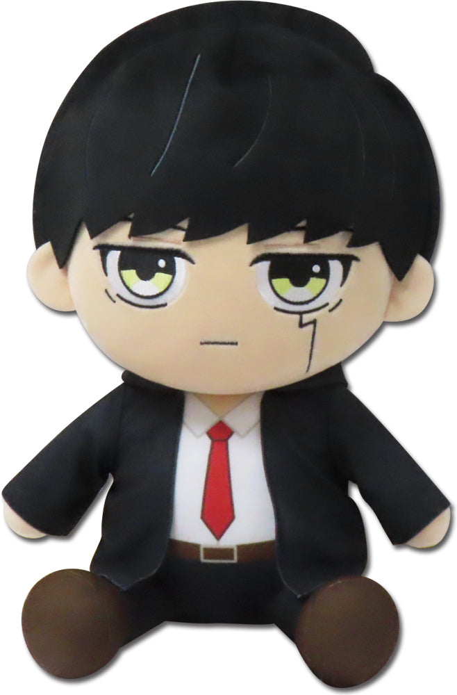 Mashle: Magic and Muscles – Mash Burnedead School Uniform Sitting Pose 12" Plush Super Anime Store