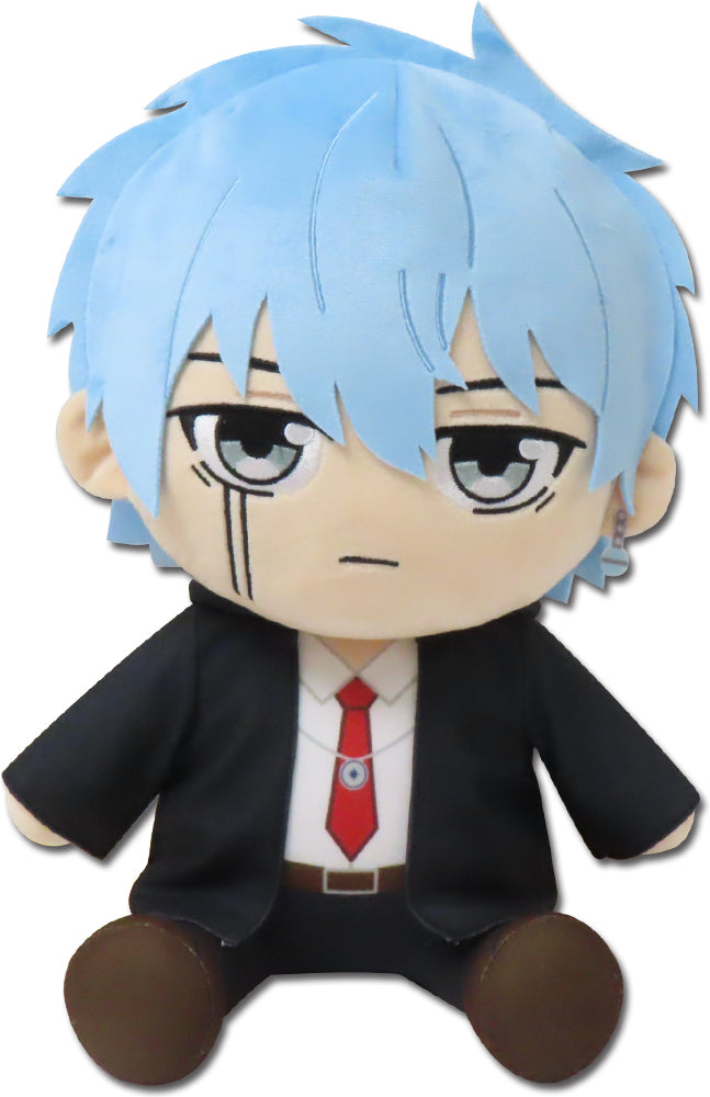 Mashle Magic and Muscles Lance Crown Plush 12 Inch - Official School Uniform Sitting Pose Super Anime Store