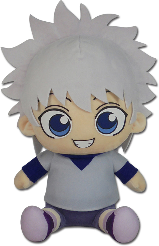 Hunter x Hunter Killua Zoldyck Sitting Plush 12 Inch - Official HxH Collectible Super Anime Store