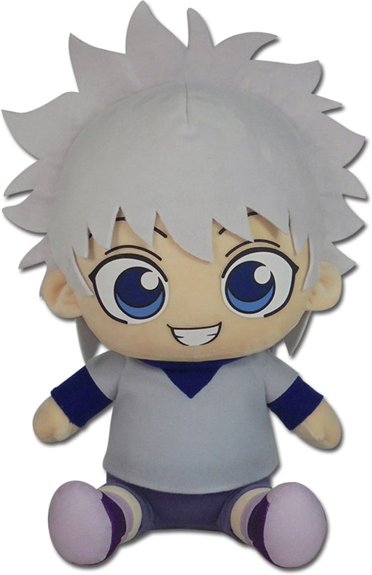 Hunter x Hunter Killua Zoldyck Sitting Plush 12 Inch - Official HxH Collectible Super Anime Store