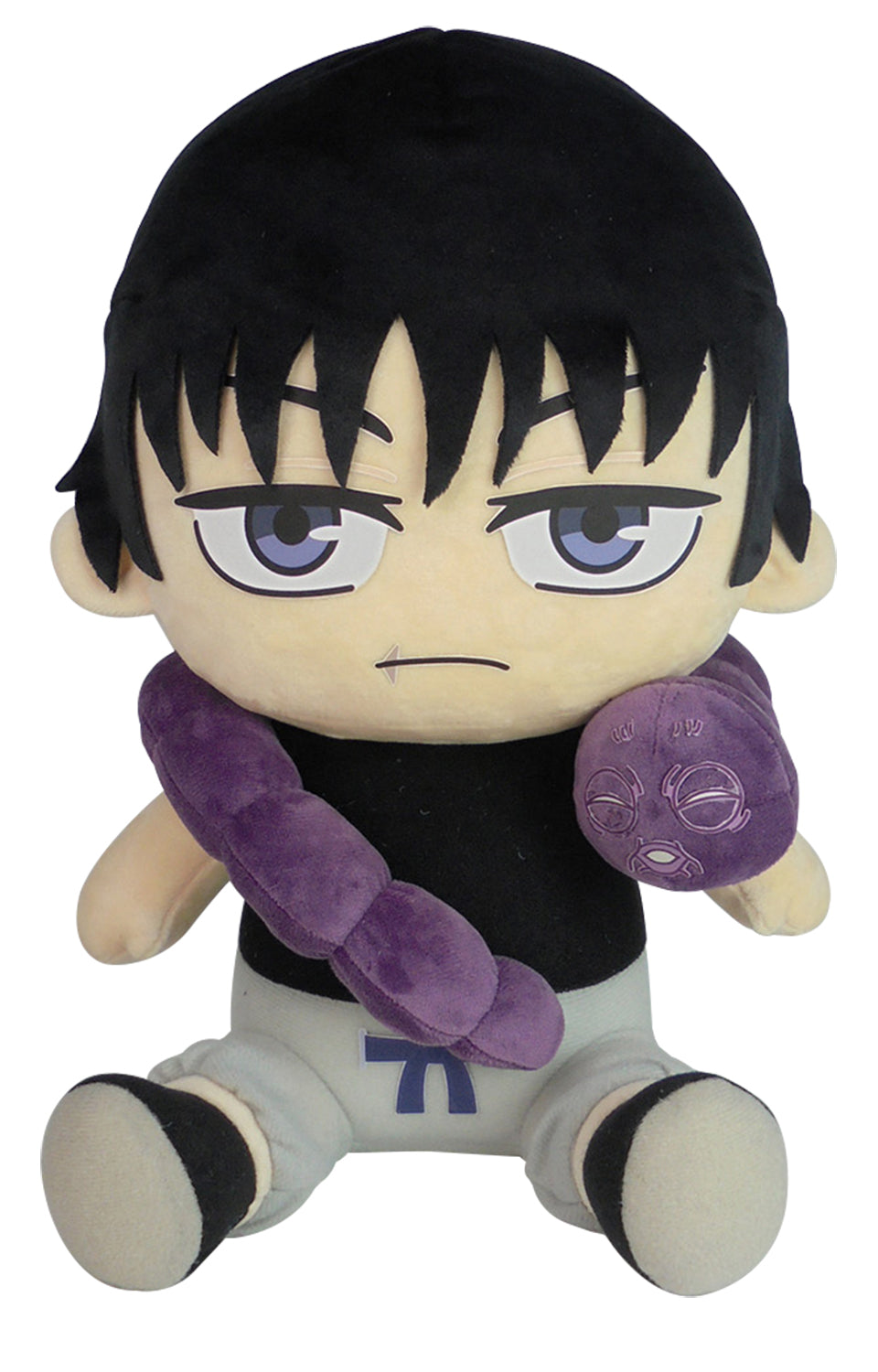 Jujutsu Kaisen Toji Fushiguro Sitting Plush 12 Inch - Official JJK Season 2 Collectible Super Anime Store