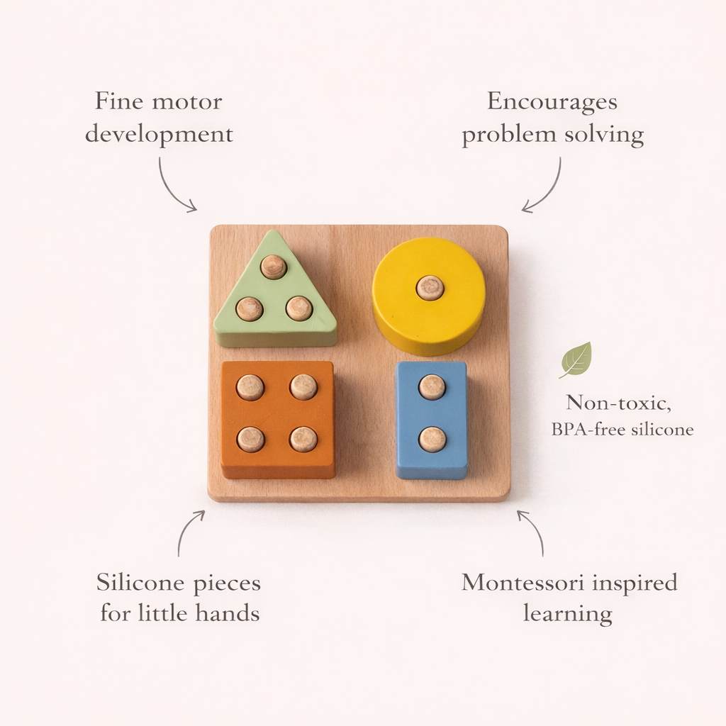 Montessori Shape Puzzle Toy | LYTL®️ LYTL®