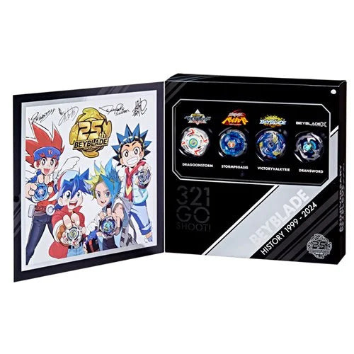Beyblade X 25th Anniversary Set Spoils and Loot