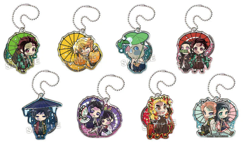 DEMON SLAYER PITA UMBRELLA ACRYLIC TRADING KEYCHAIN Anime Pop