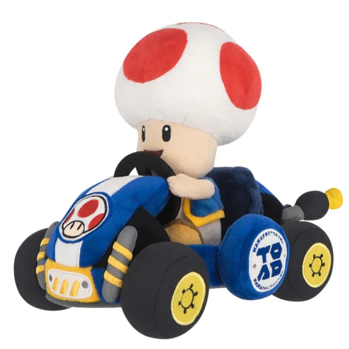 Super Mario - Mario Kart World: Toad Plush, 9" - 2015 Super Anime Store
