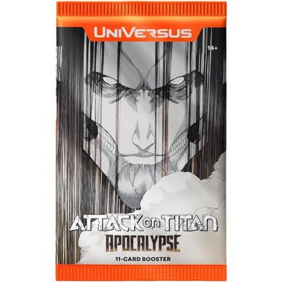 Attack on Titan Apocalypse Booster Pack - Universus Trading Card Game TCG Single Pack Super Anime Store