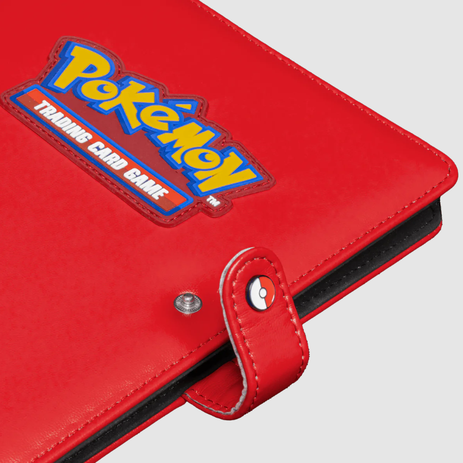 Ultra Pro Premium Red 4-Pocket Snap Binder for Pokémon Spoils and Loot