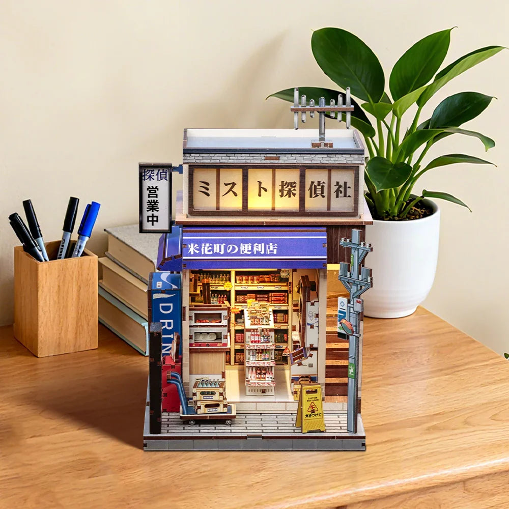 CUTEBEE DIY Miniature House | Beika-cho Convenience Store Super Anime Store