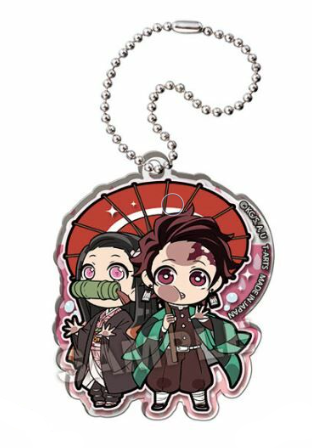 DEMON SLAYER PITA UMBRELLA ACRYLIC TRADING KEYCHAIN Anime Pop