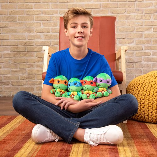 Club Mocchi Mocchi Teenage Mutant Ninja Turtles Leonardo Junior 6-Inch Plush Collectors Row