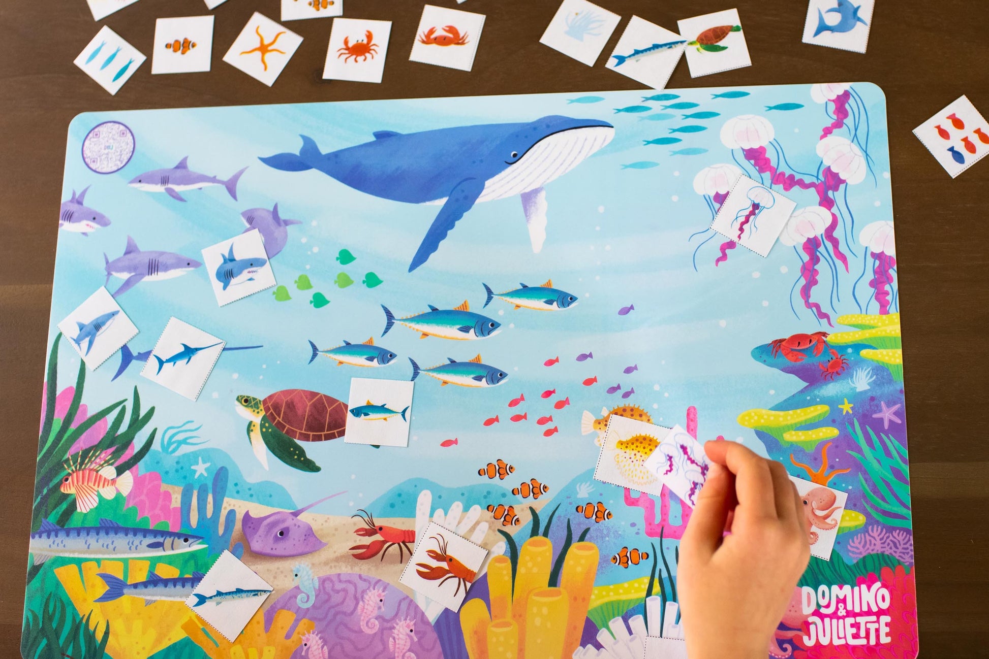 Under the Sea Placemat - Puzzle Planet Kids Educational Toy - Toddler Activity Placemat