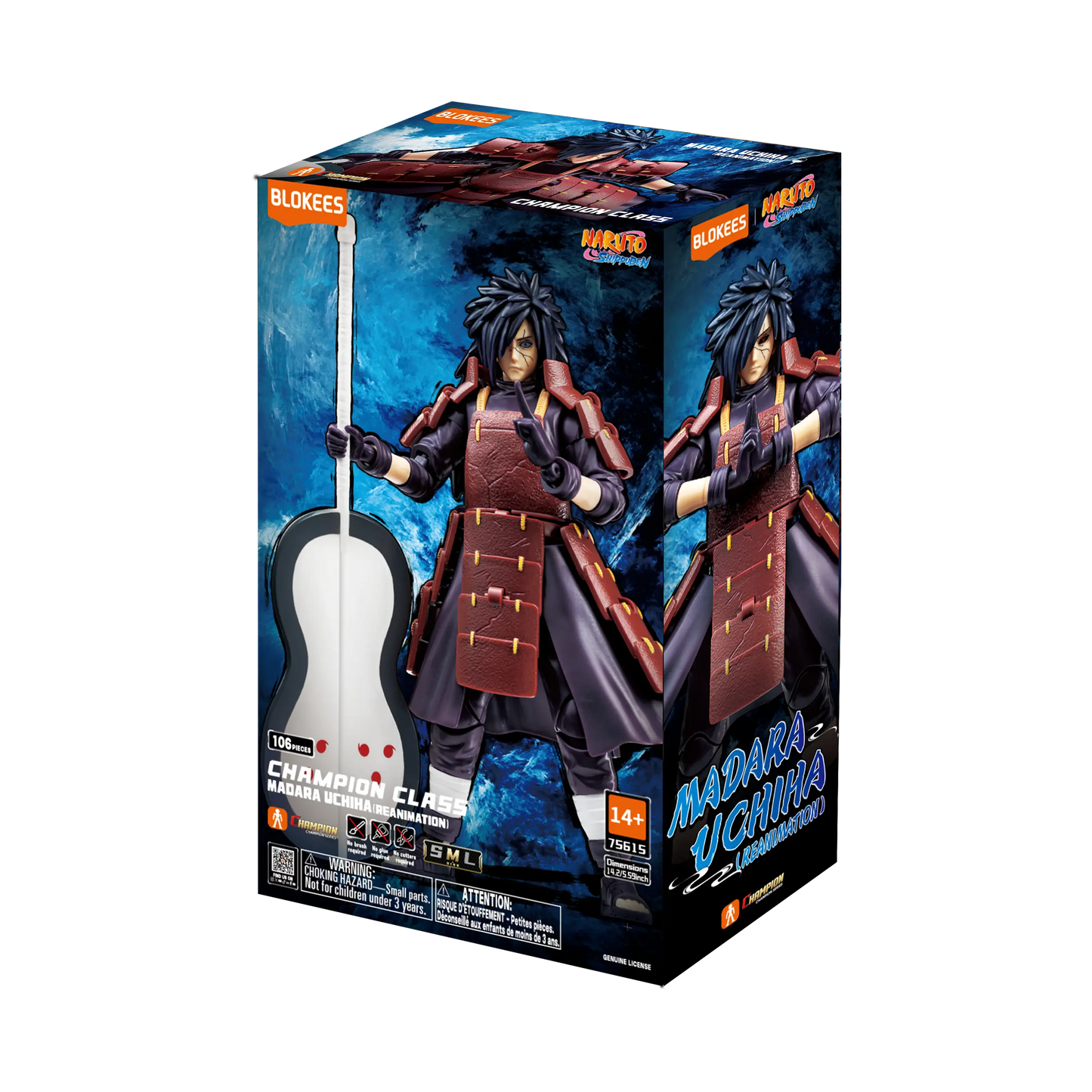Naruto Champion Class 05 Madara Uchiha Reanimation Figure by Blokees Super Anime Store