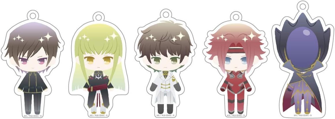 CODE GEASS PASTEL TRADING ACRYLIC KEYCHAIN Anime Pop