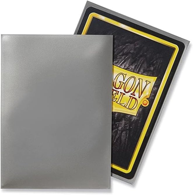 Dragon Shield Card Sleeves (100) Silver (Classic) Spoils and Loot